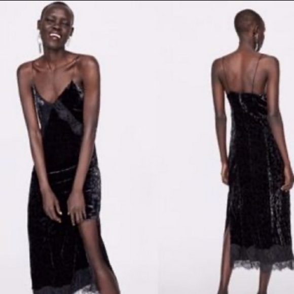 Zara Dresses & Skirts - NWT Zara (trf) velvet maxi dress